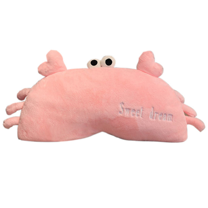 Cute semicircular crab bedside pillow plush toy