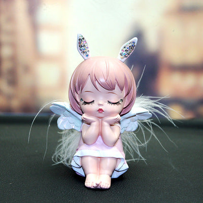 Creative Cute Doll Angel With Ornaments For Car Interior