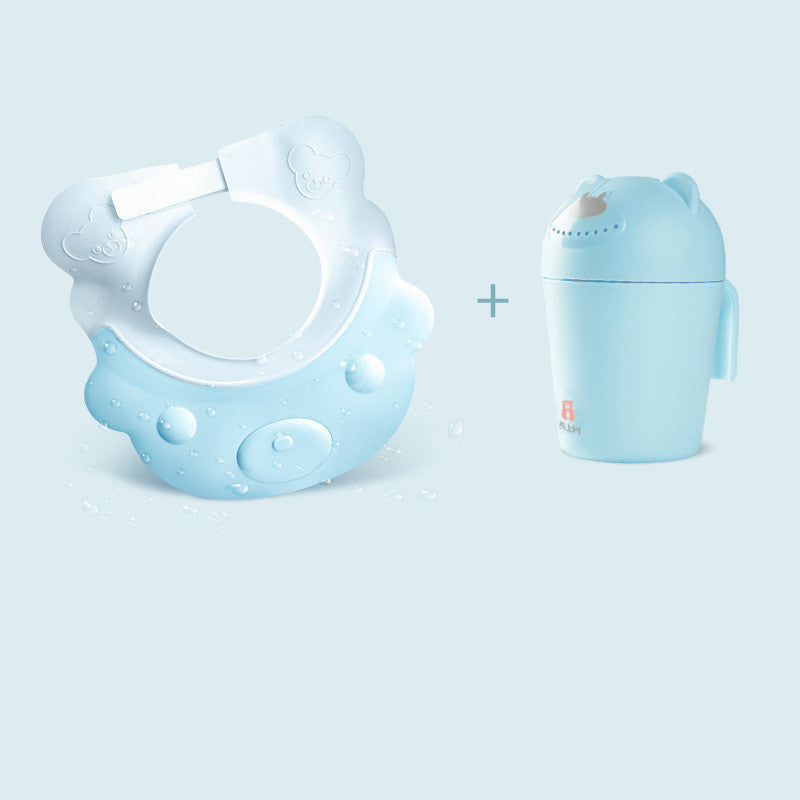 Baby Waterproof Ear Protector Shampoo Cap