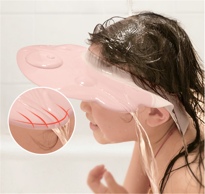 Baby Waterproof Ear Protector Shampoo Cap