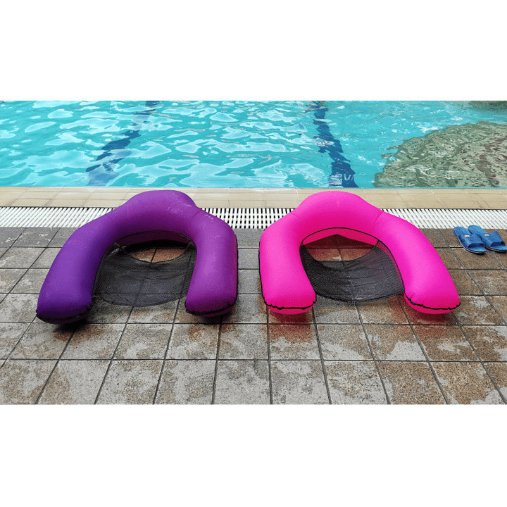 Water Hammock Floating Chair Recliner Lounger Drifting Swimming Pool Saddle Air Bed Pool Water Party Toy Relaxing Chair Mat