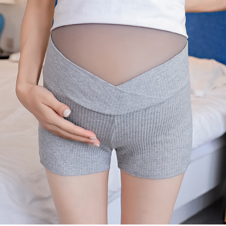 Maternity Wear,Leggings, Low-Waist Shorts, All-Match Safety Pants, Pregnant Women'S Belly Lift Pants