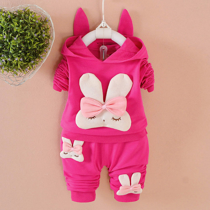 2 Piece Hoodie Sweatshirt Pants Outfit Set