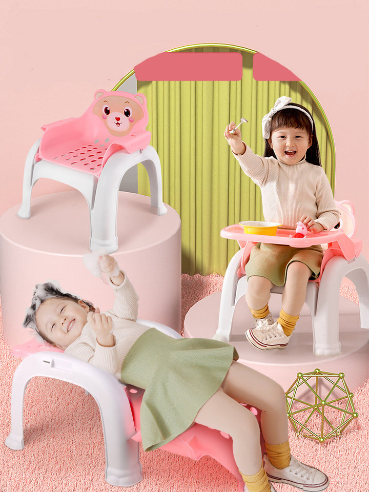Children Shampoo Recliner Dining Chair Dining Table Stool Foldable Baby Shampoo Artifact Can Sit Lying Shampoo Stool