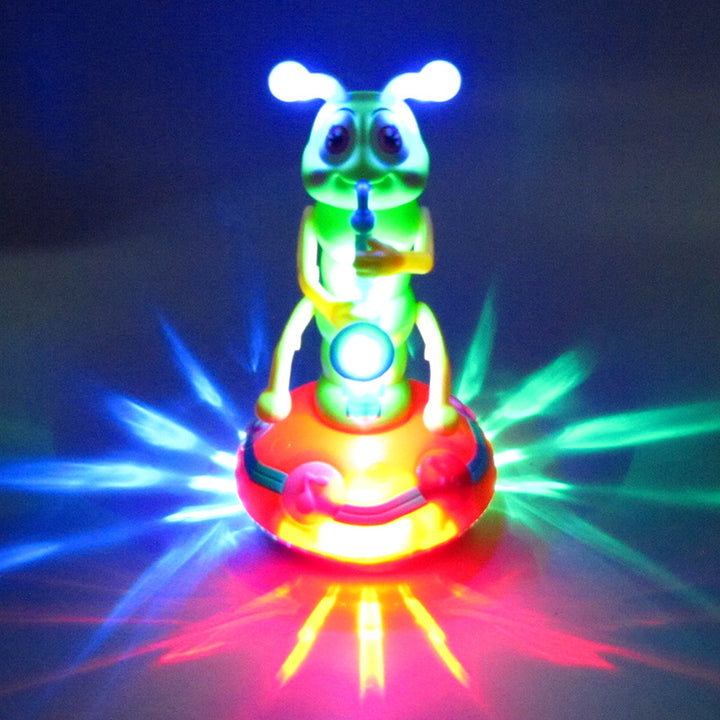 Electric Cute Worm Dancing Music Lighting Walking Cartoon Animal Doll Children Toys Birthday Gift
