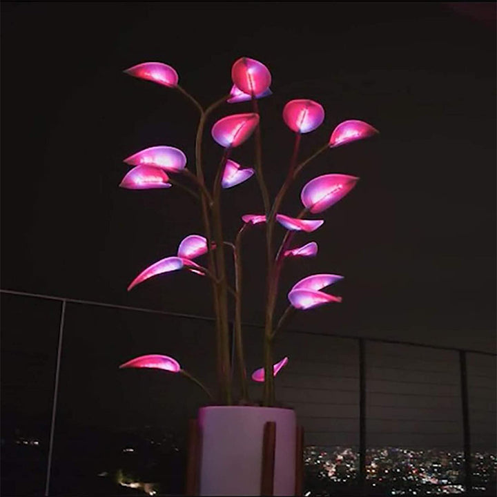 Plant Lamp LED Night Lights Artificial Houseplant Bonsai Plant Lamps LED Decor Plant For Home Decor Bedroom Plant Lights Decor