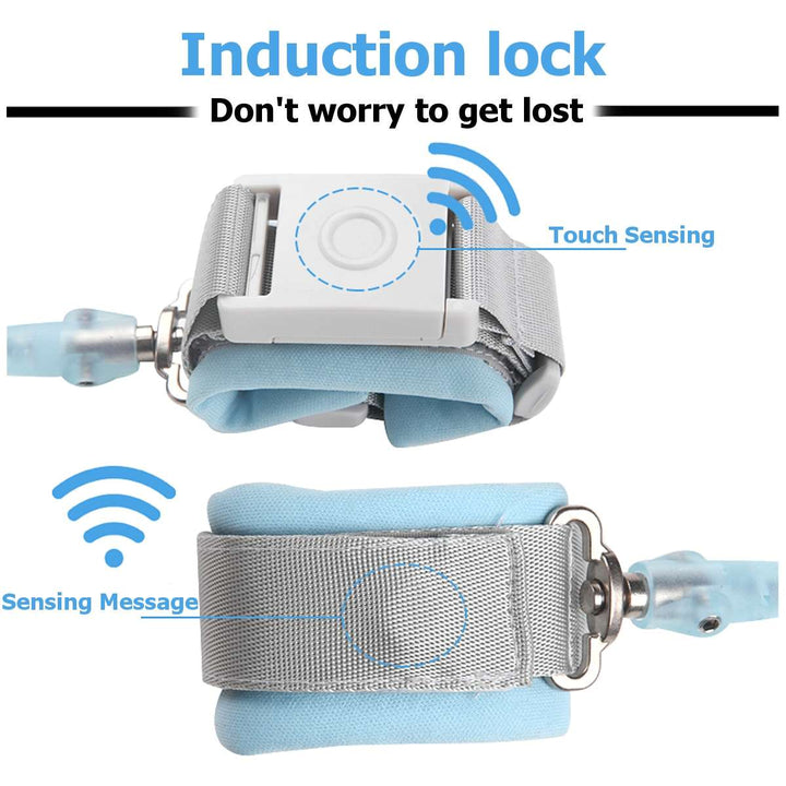 Anti Lost Wrist Link Add Key Lock Toddler Leash Baby Walker Safety Belt Wristband Walking Strap Rope Adjustable Harness