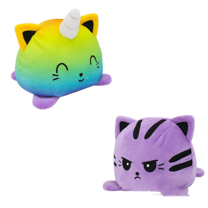 Cute Double-Sided Flip Cat Plush Toy