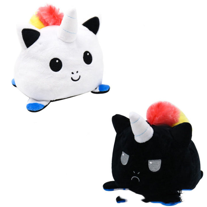 Cute Double-Sided Flip Cat Plush Toy