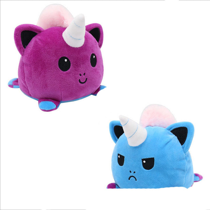 Cute Double-Sided Flip Cat Plush Toy