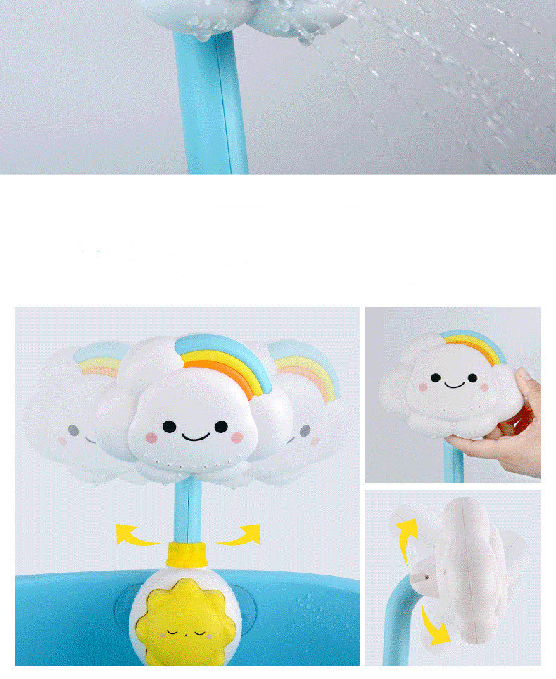 Baby Bath Manual Rainbow Cloud Spray Shower