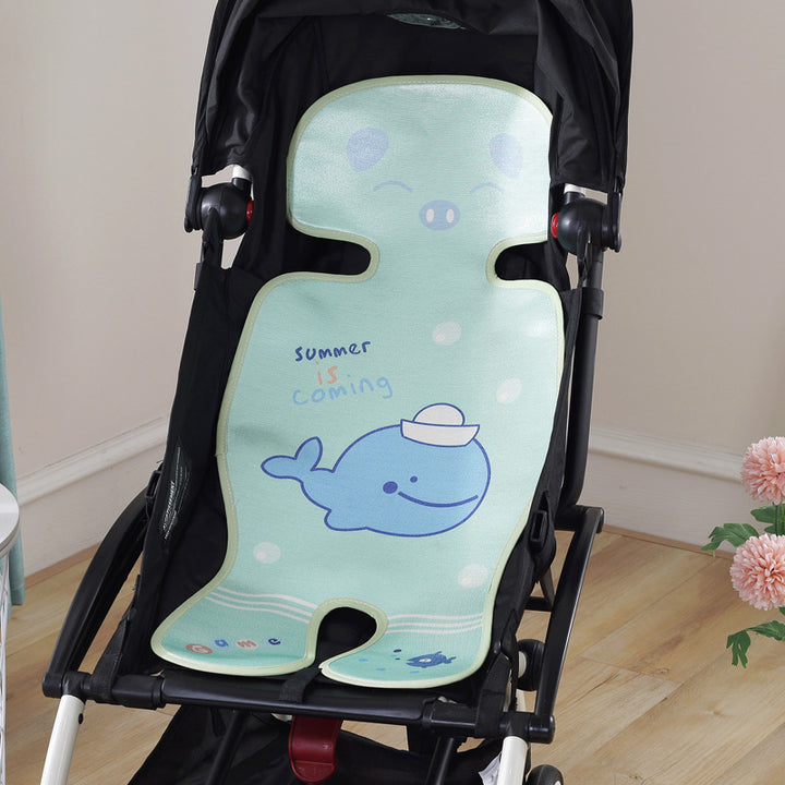 Summer Stroller Cooling Pad 3D Air Mesh Breathable Stroller Mat Mattress Latex Baby Car Seat Cover Cushion