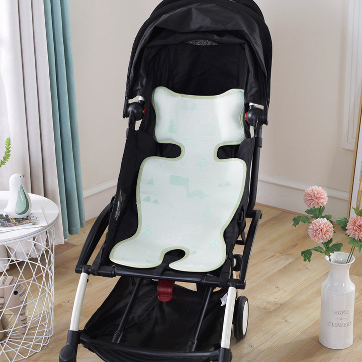Summer Stroller Cooling Pad 3D Air Mesh Breathable Stroller Mat Mattress Latex Baby Car Seat Cover Cushion