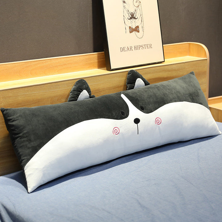 Big Cute Husky Sleeping Pillow Doll Plush Toy
