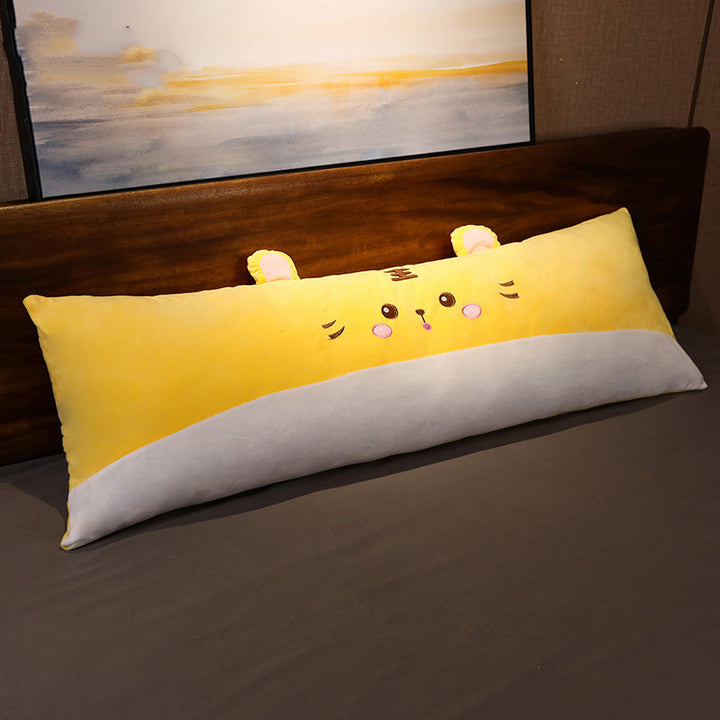 Big Cute Husky Sleeping Pillow Doll Plush Toy