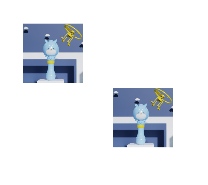 Cute Animal Rotating Flying Bubble