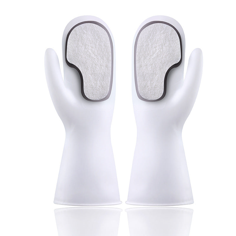 Magic Brush Glove Washing Dishes Cleaning Housework Non-Slip Waterproof Heat Insulation