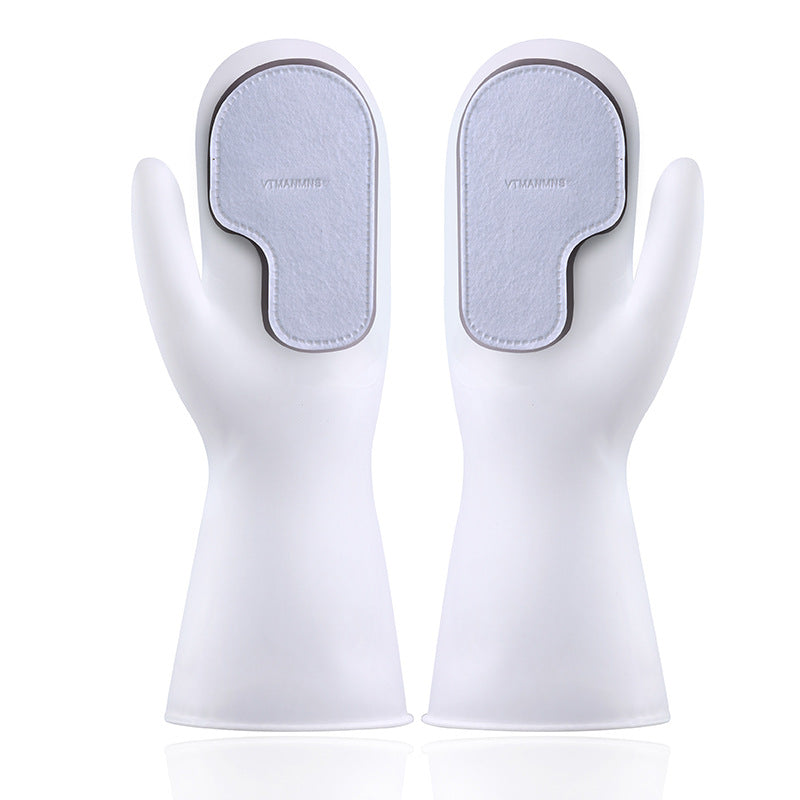 Magic Brush Glove Washing Dishes Cleaning Housework Non-Slip Waterproof Heat Insulation