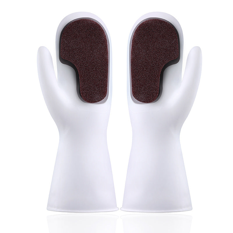 Magic Brush Glove Washing Dishes Cleaning Housework Non-Slip Waterproof Heat Insulation