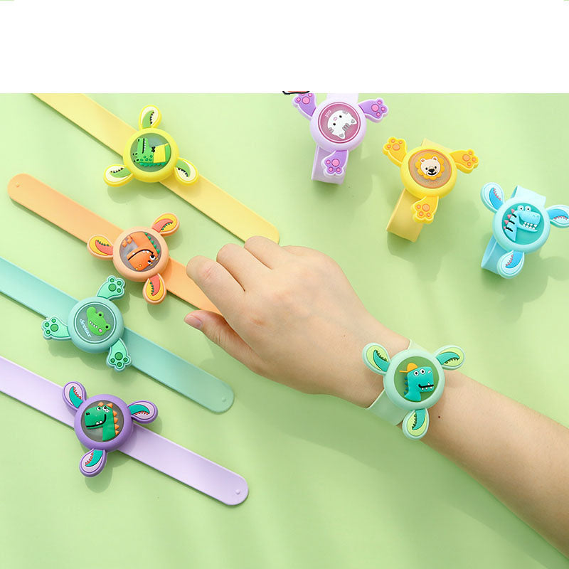 Children Rotating Luminous Mosquito Repellent Bracelet