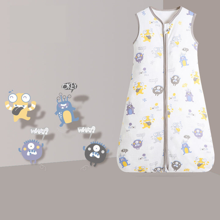 Baby Vest Pajamas Sleeveless Baby Kick-proof Children Sleeping Bag