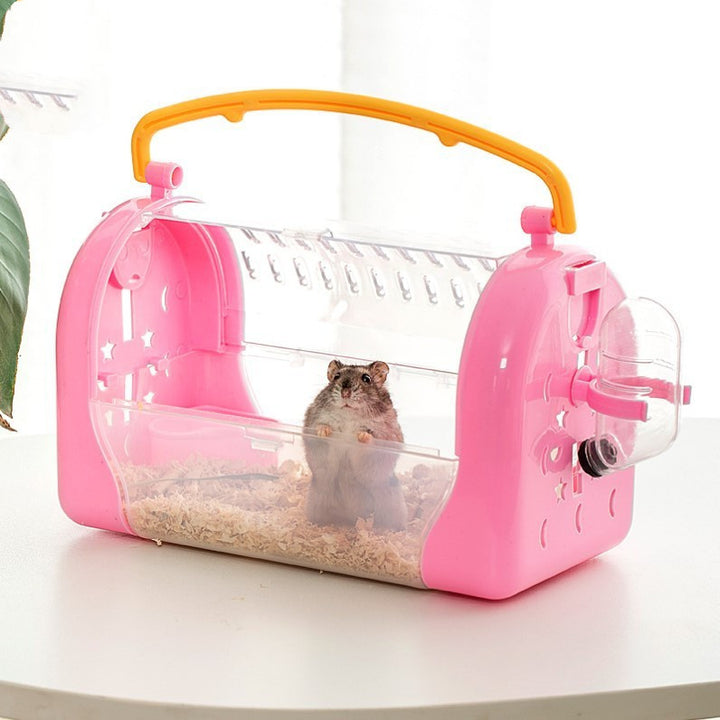 Portable Cage To Go Out Transparent Bag Hamster Out To Carry Cage