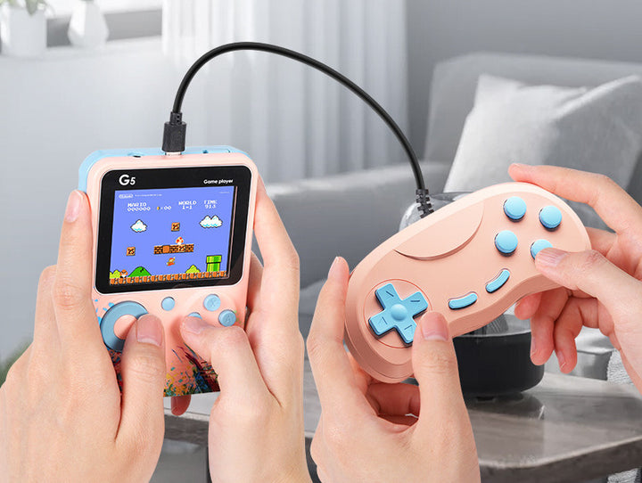 Retro Portable Mini Handheld Video Game Console Built-in 500 games 3.0 Inch LCD Kids Color Game Player