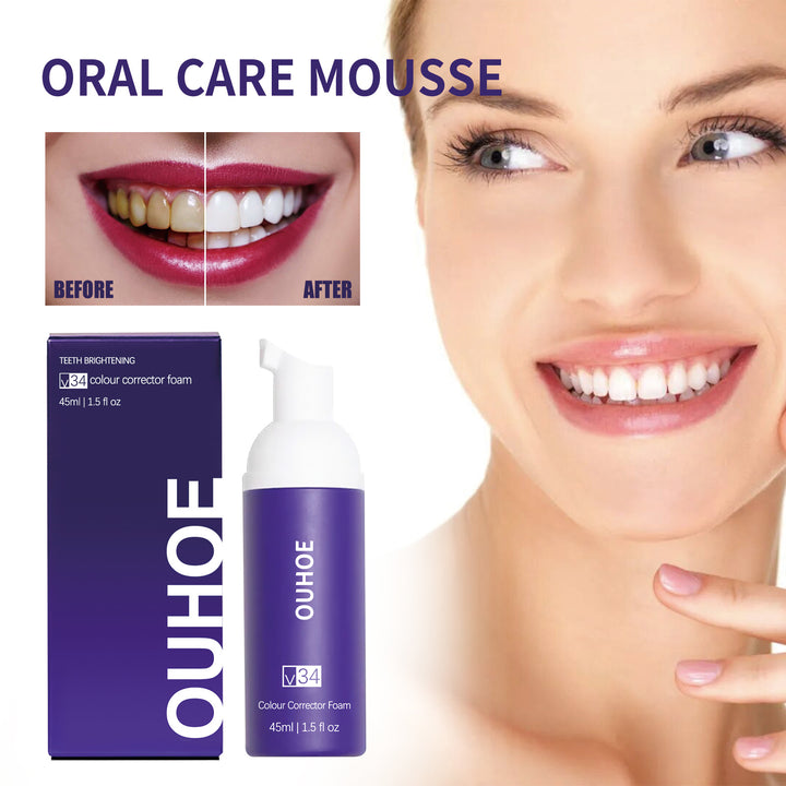 Teeth Cleaning Mousse Anti-moth Cleaning Yellow Teeth Tartar Breath Fresh Brightening White Beautiful Tooth Toothpaste