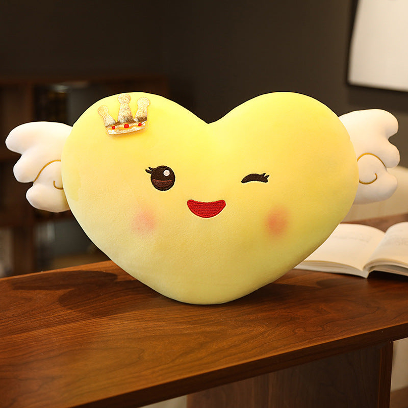 Angel Wings Love Pillow Cushion Plush Toy