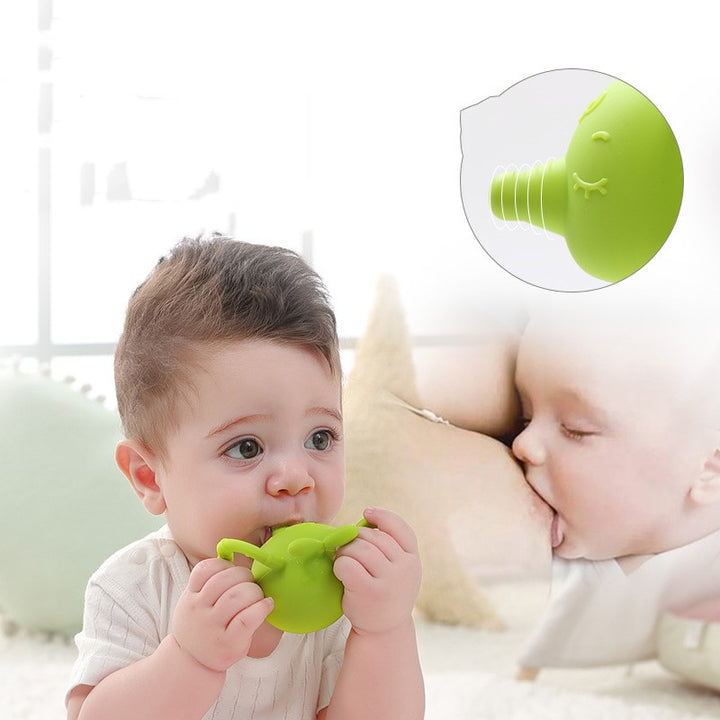 Baby Silicone Teether Rattle