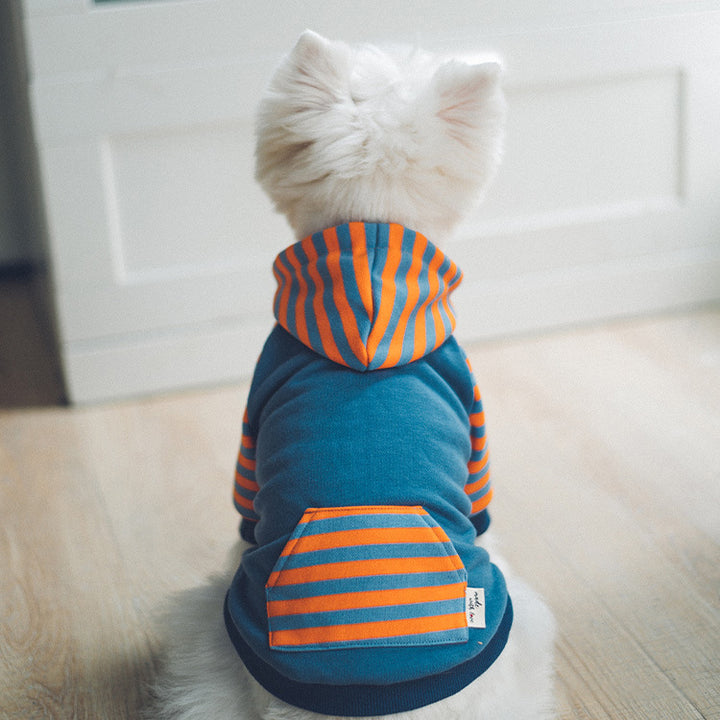 Dog clothes hooded