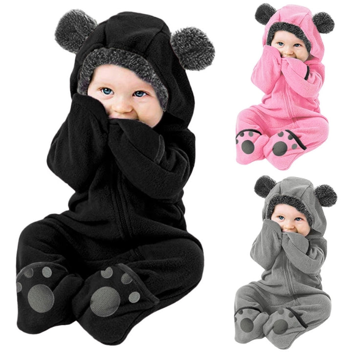 Newborn Mini Denim Cartoon Romper