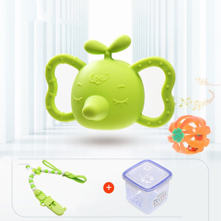 Baby Silicone Teether Rattle