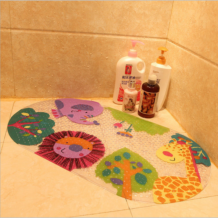 Cartoon bathroom PVC mat