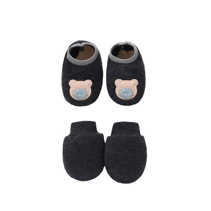 Baby Beanie with Socks Set
