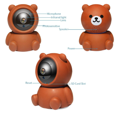 Bear 1080P Wifi IP Security Camera