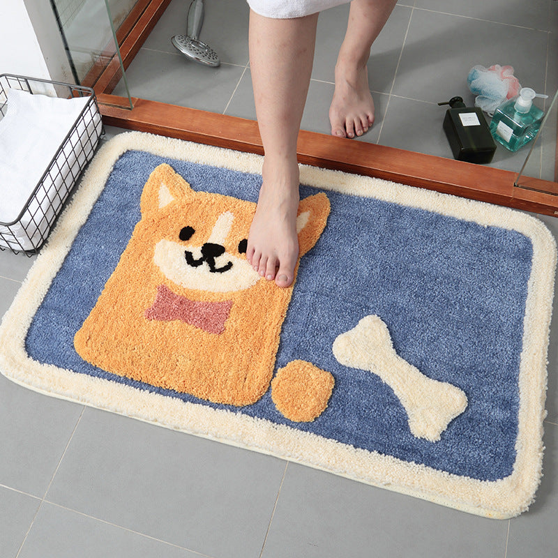 Anti-slip mat absorbent foot pad