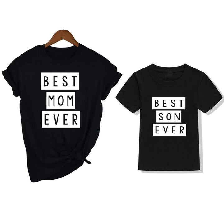 Mother & Son Matching Best T-Shirt
