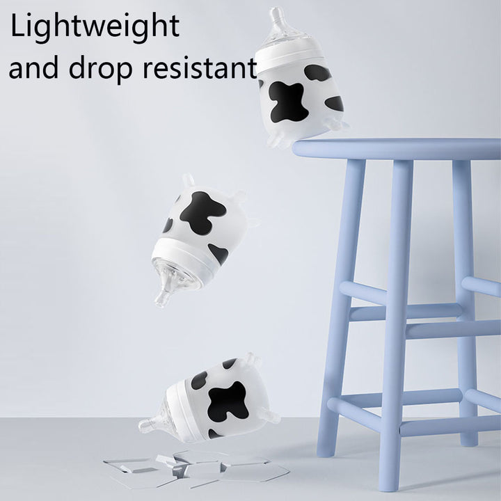 Baby Silicone Anti-fall Feeding Bottle
