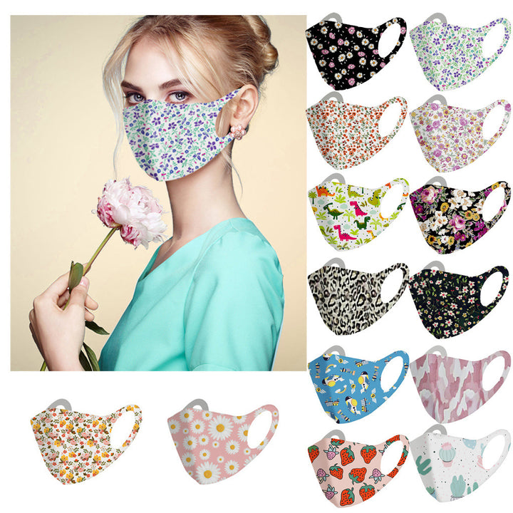 Ice Silk Cotton Warm Air Layer Knitted Mask
