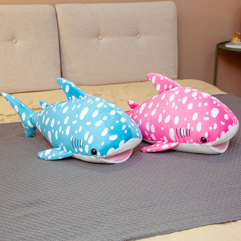 Spotted fish plush pillow