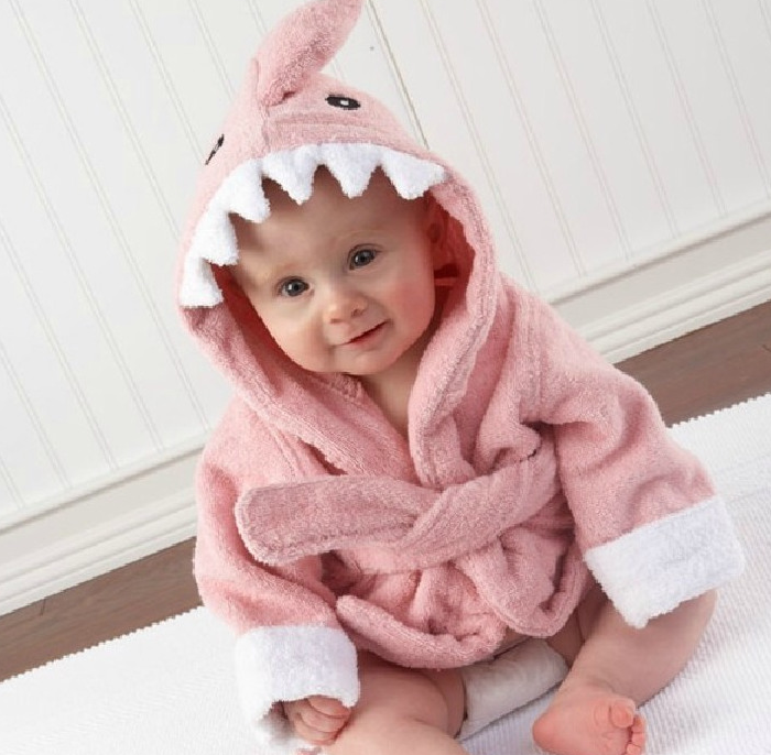 Cartoon Baby Hooded Towel