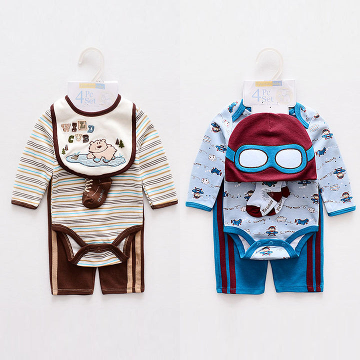Baby Autumn 4 in 1 Jumpsuit Set