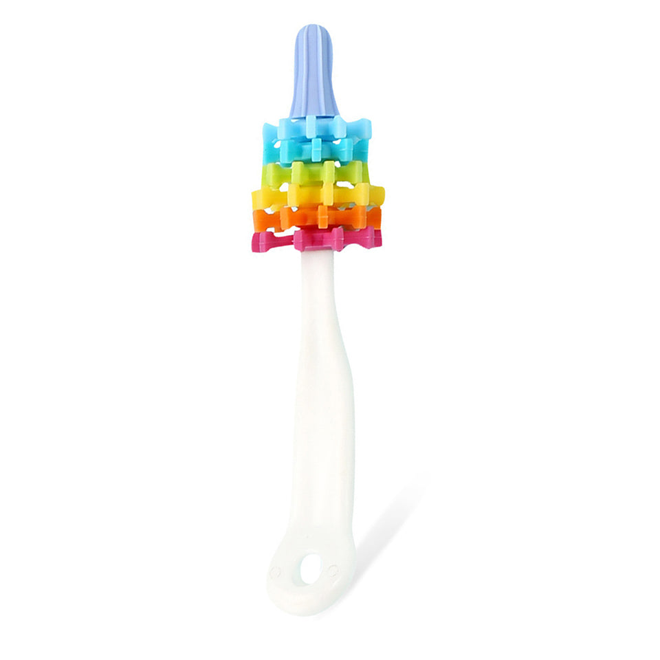 Silicone baby bottle cleaning brush