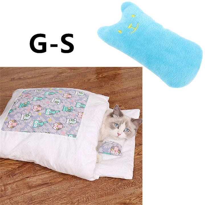 Cat Litter Winter Warm Cat Closed Removable And Washable Quilt