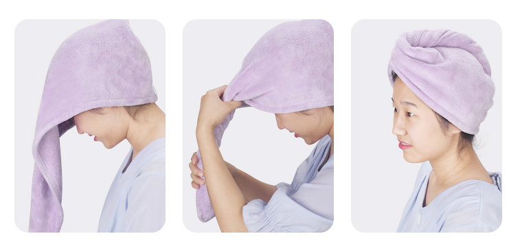 Female cute speed hair towel towel turban