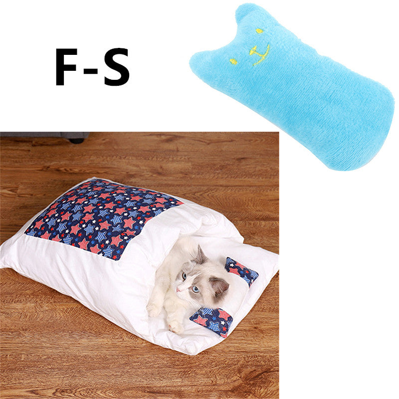 Cat Litter Winter Warm Cat Closed Removable And Washable Quilt