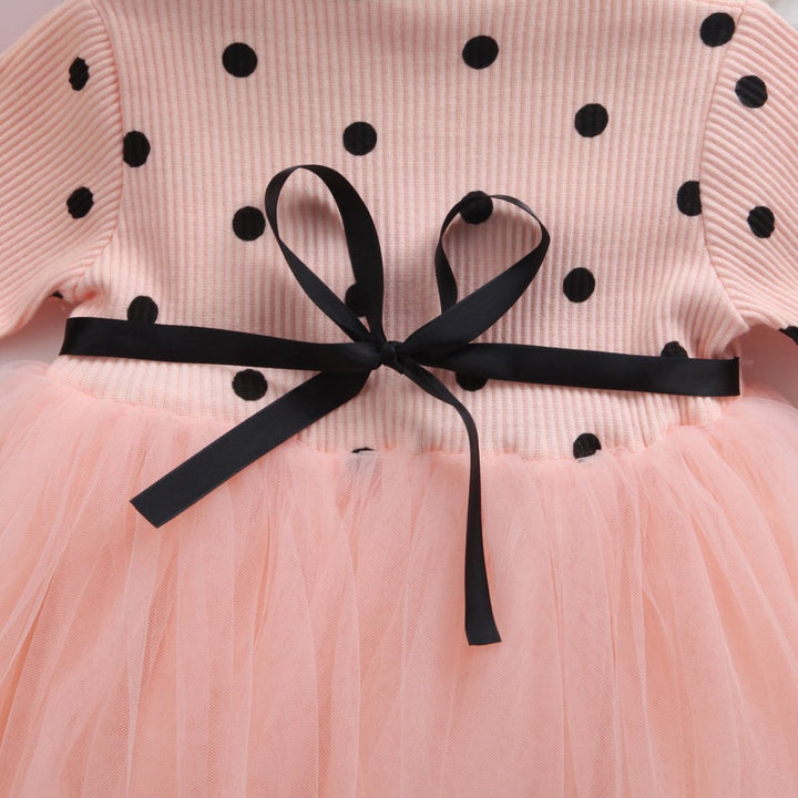 Baby Long Sleeve Tutu Lace Dress