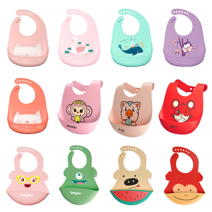 Baby silicone waterproof Bib
