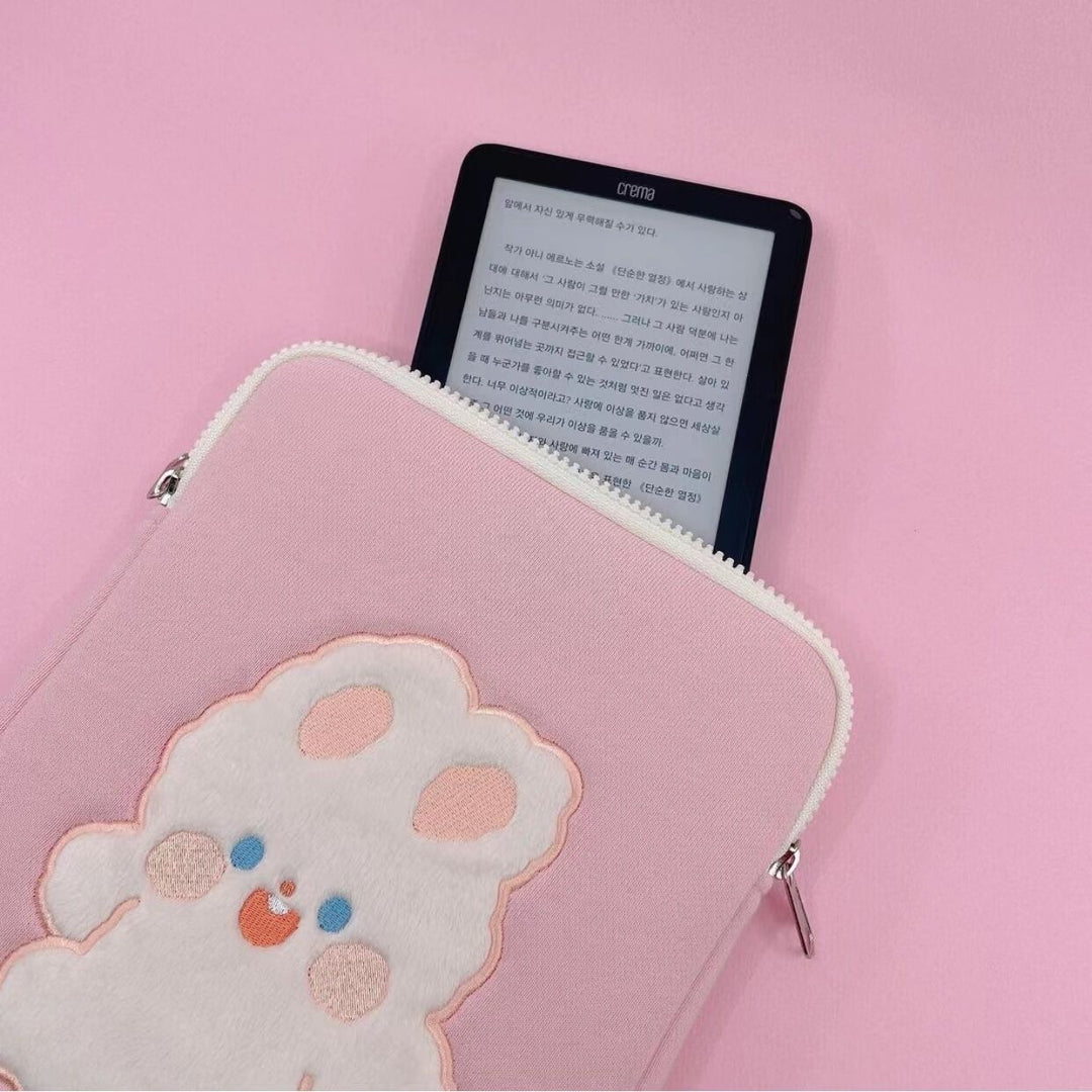 Cute Cute Rabbit Storage Bag With Embroidery Bow